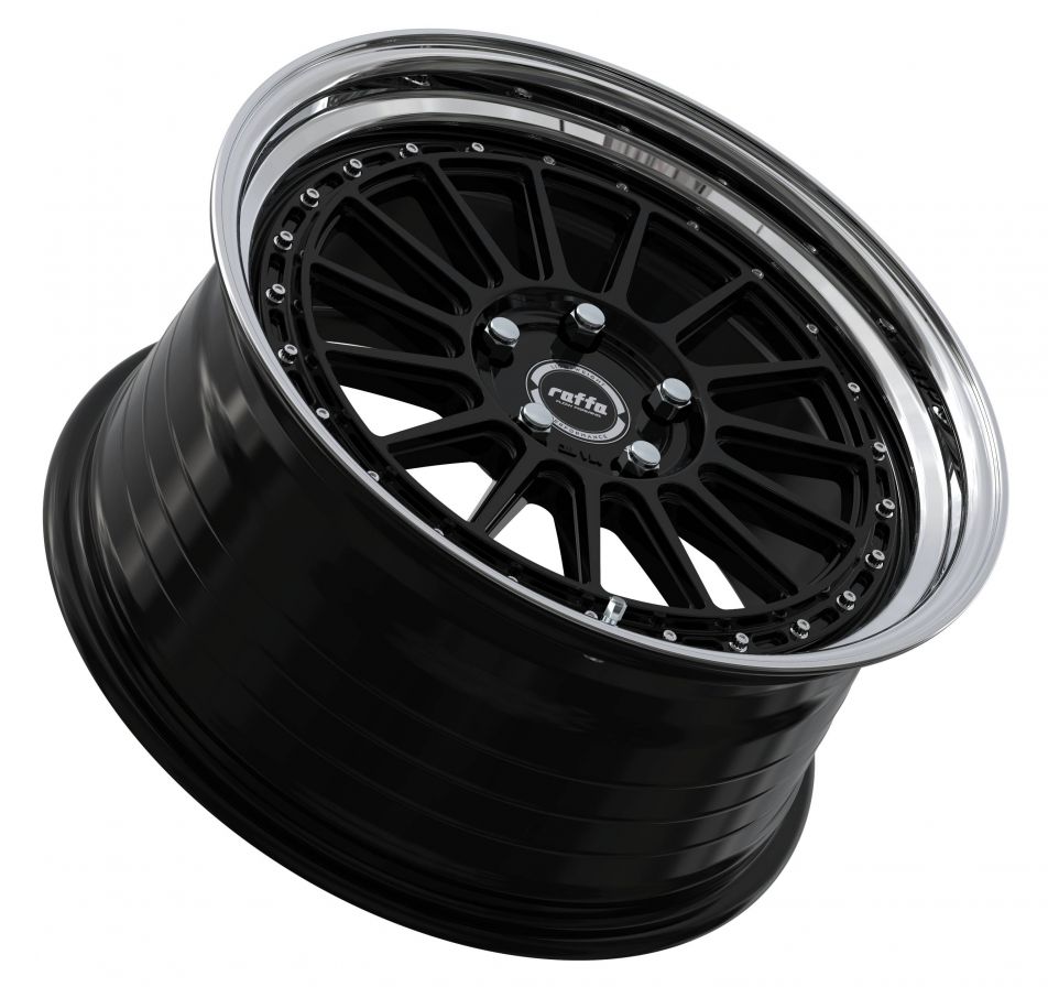 Raffa Wheels<br>RF-04 Glossy Black (19x8.5)